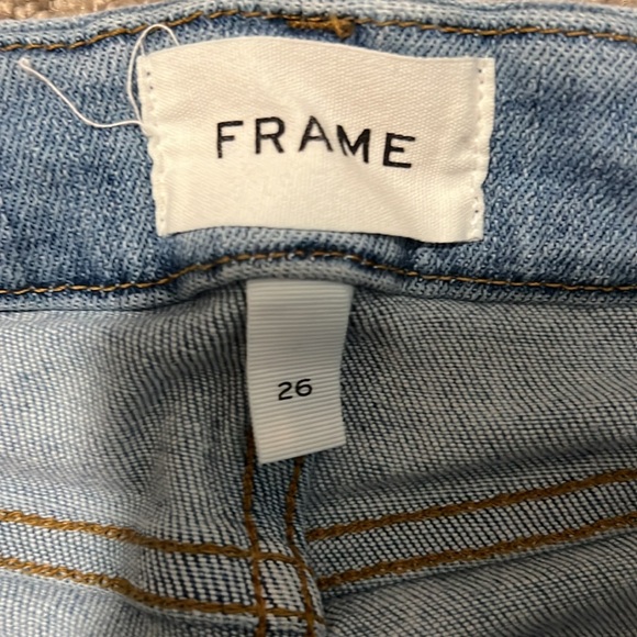 FRAME LE Crop Mini Bootcut Fray 26 - Picture 4 of 6